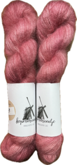 Kid mohair hand geverfd kleur zoet