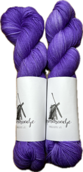 Koperdraadje merino sok High Twist kleur &quot;Bosrank&quot;