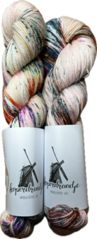 Koperdraadje merino sok High Twist kleur &quot;Disco&quot;