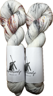 Koperdraadje merino sok High Twist kleur &quot;Ochtendmist&quot;